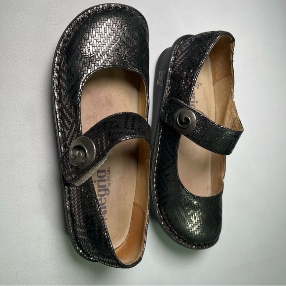 alegria shoes size 36 Multicolored Snakeskin Pattern...GENTLY USED nb - Picture 6 of 12